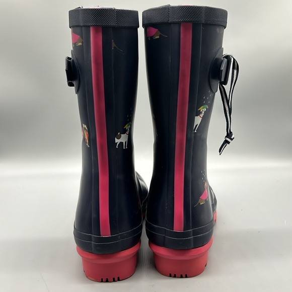 Joules Dog Print Rainboots - Picture 4 of 9